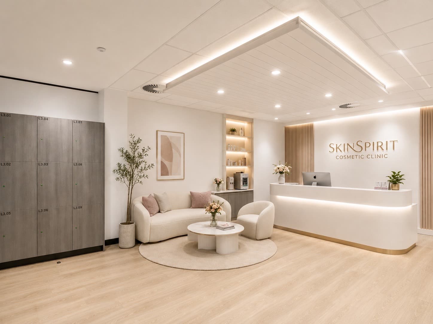 SkinSpirit clinic concept interior