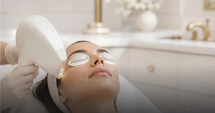 Hydrating facial treatment for calm, dewy skin
